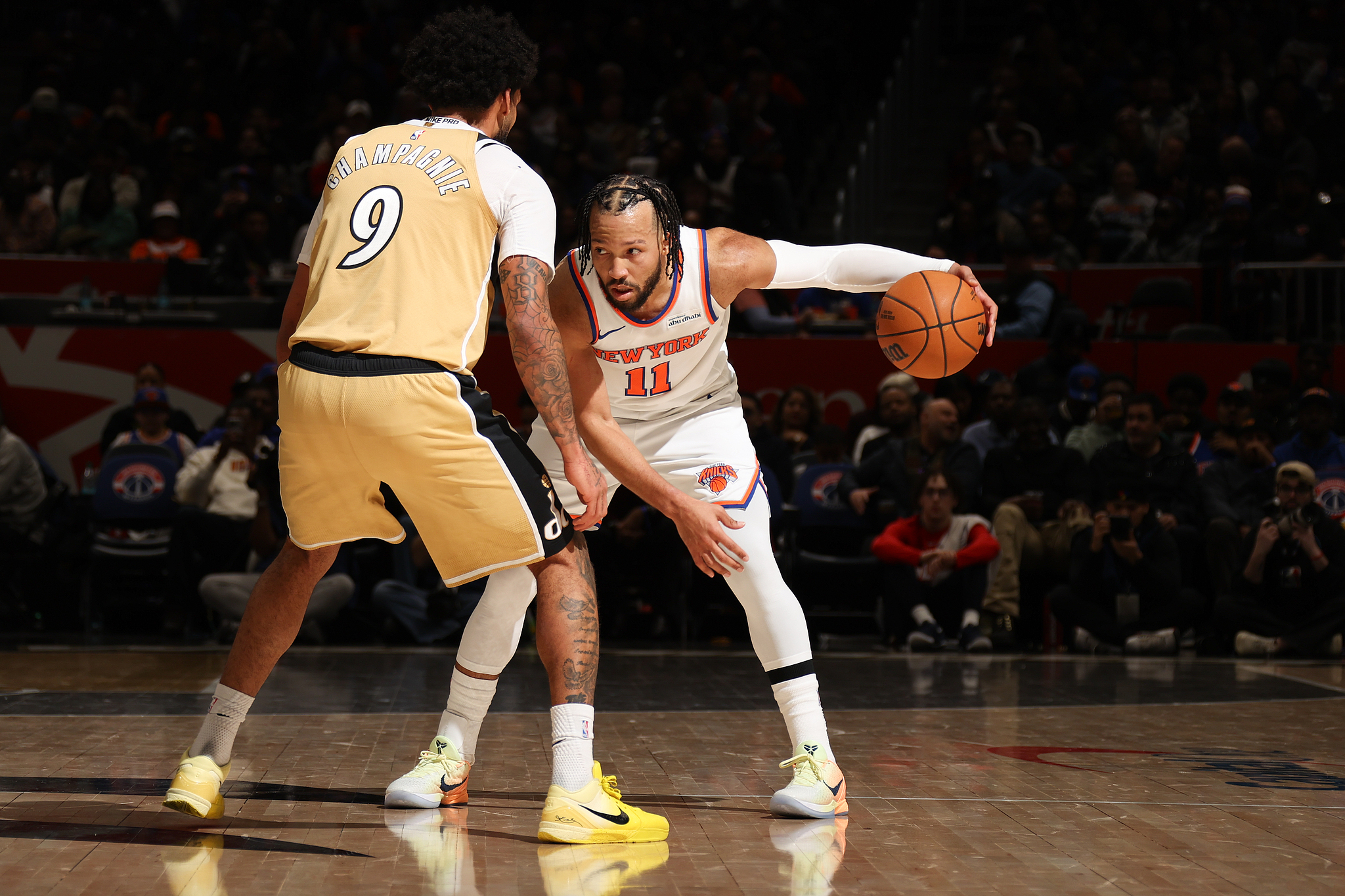 九球直播奇异果体育-布伦森21分唐斯19+14 尼克斯大胜奇才7连胜